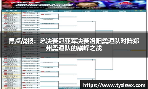 焦点战报：总决赛冠亚军决赛洛阳柔道队对阵郑州柔道队的巅峰之战